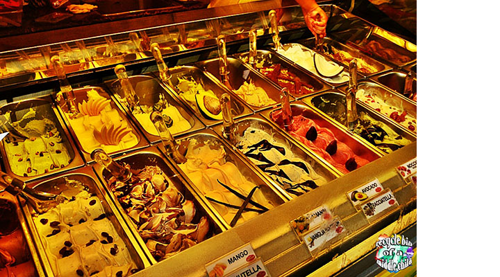 Gelato selections